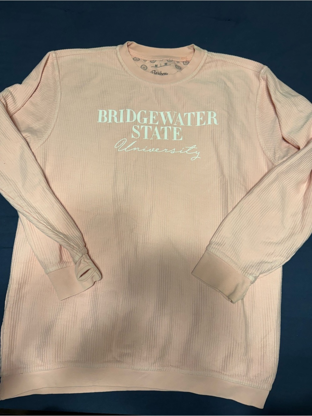 Bridgewater State University Women's Light Pink Crewneck Sweatshirt